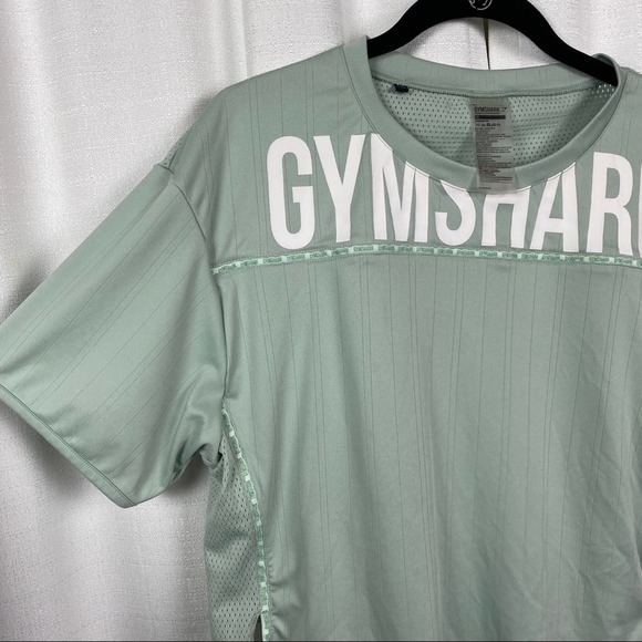 COPY - Gymshark - Recess Open Back Short Sleeve Crop Top - Green - Extra Large - Picture 5 of 9